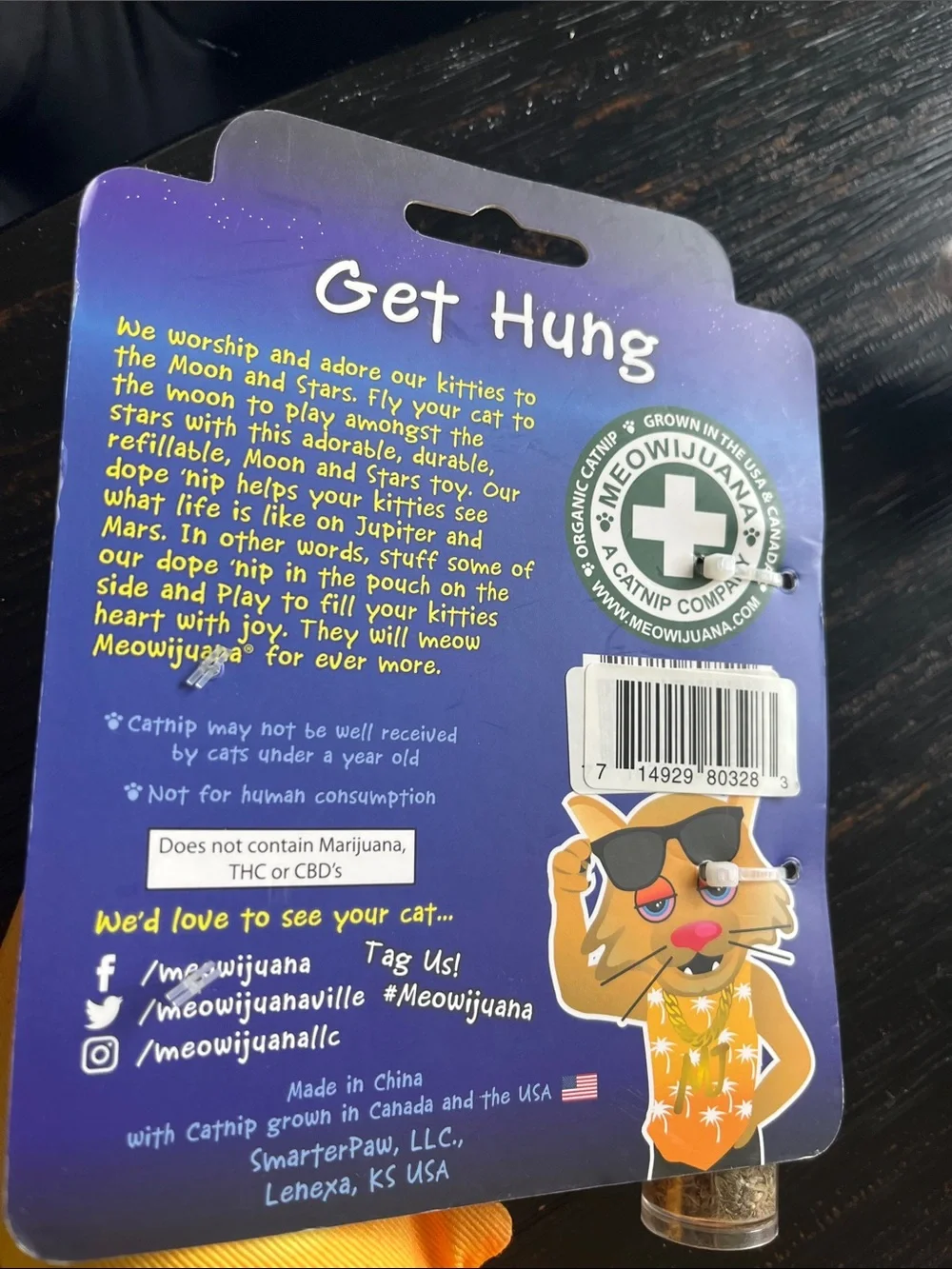 Meowijuana two plush